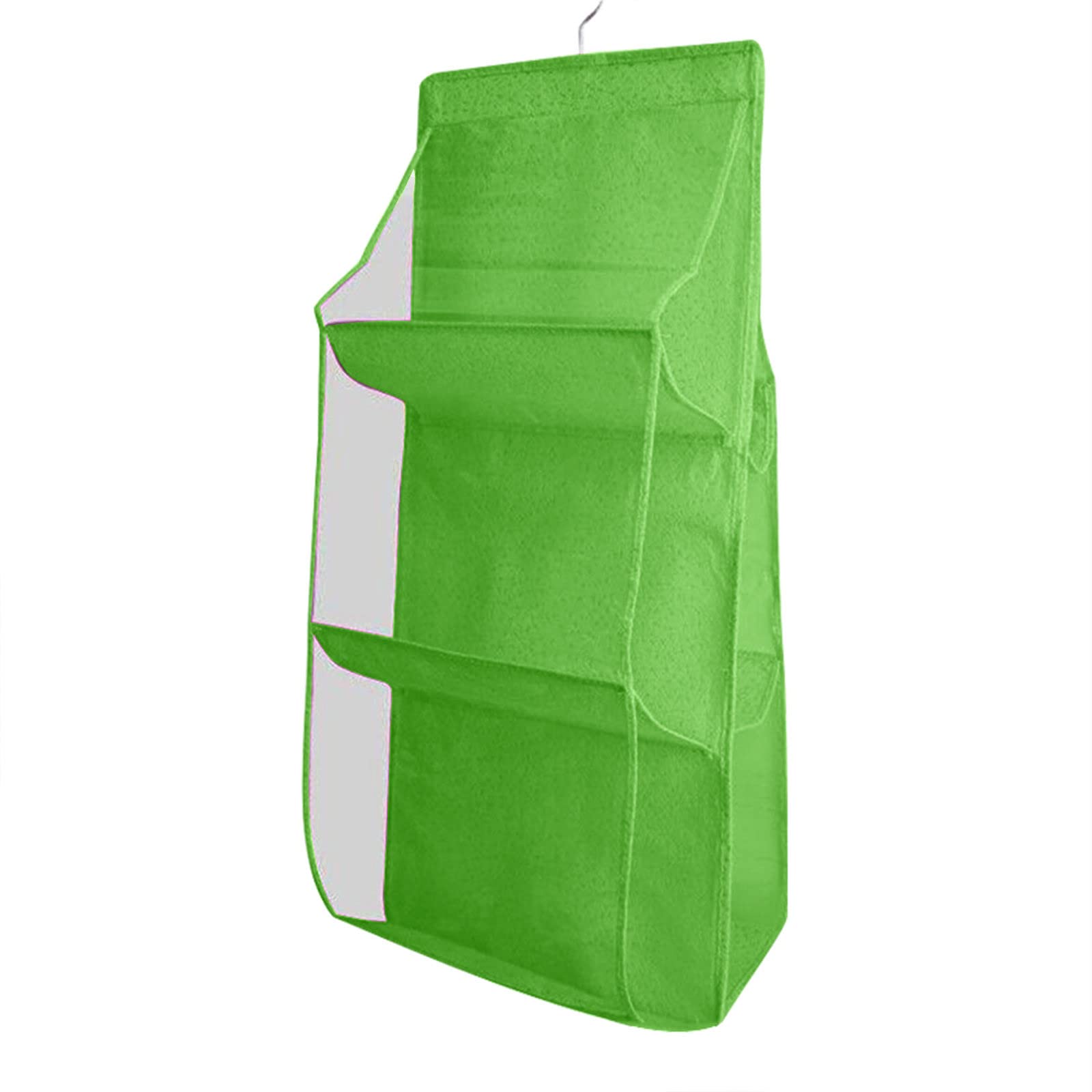 Double-Sided Multi-Layer Handbag Organizer - 6 Pocket Transparent Thickened Non-Woven Storage Bag for Closet, Tote & Travel | Portable Space-Saving Home Organization Solution for Purses, Accessories & Small Items