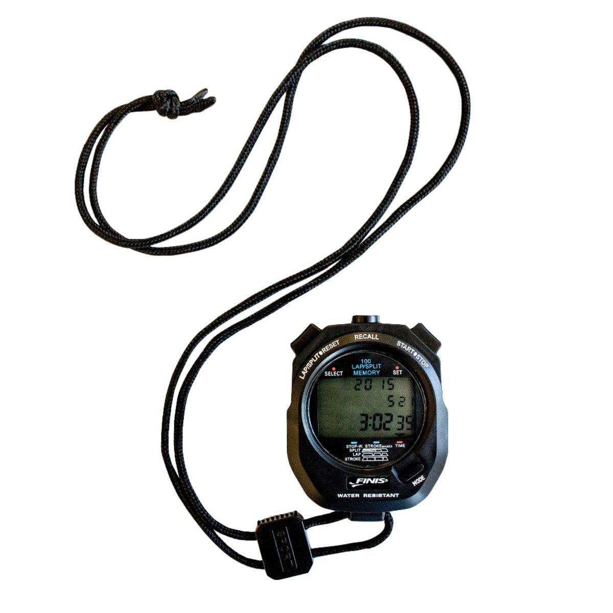 FINIS 3X100M Swimming Stopwatch - Waterproof Lap Timer for Competitive Swimmers & Coaches - Perfect for Pool Training, Swim Meets & Triathlon Practice