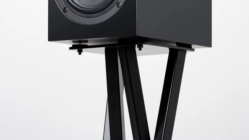 Pro Ject Tristand Steel Speaker Stands - Premium Audio Equipment for Home Theater & Studio - Perfect for Bookshelf Speakers, Hi-Fi Systems & Music Listening