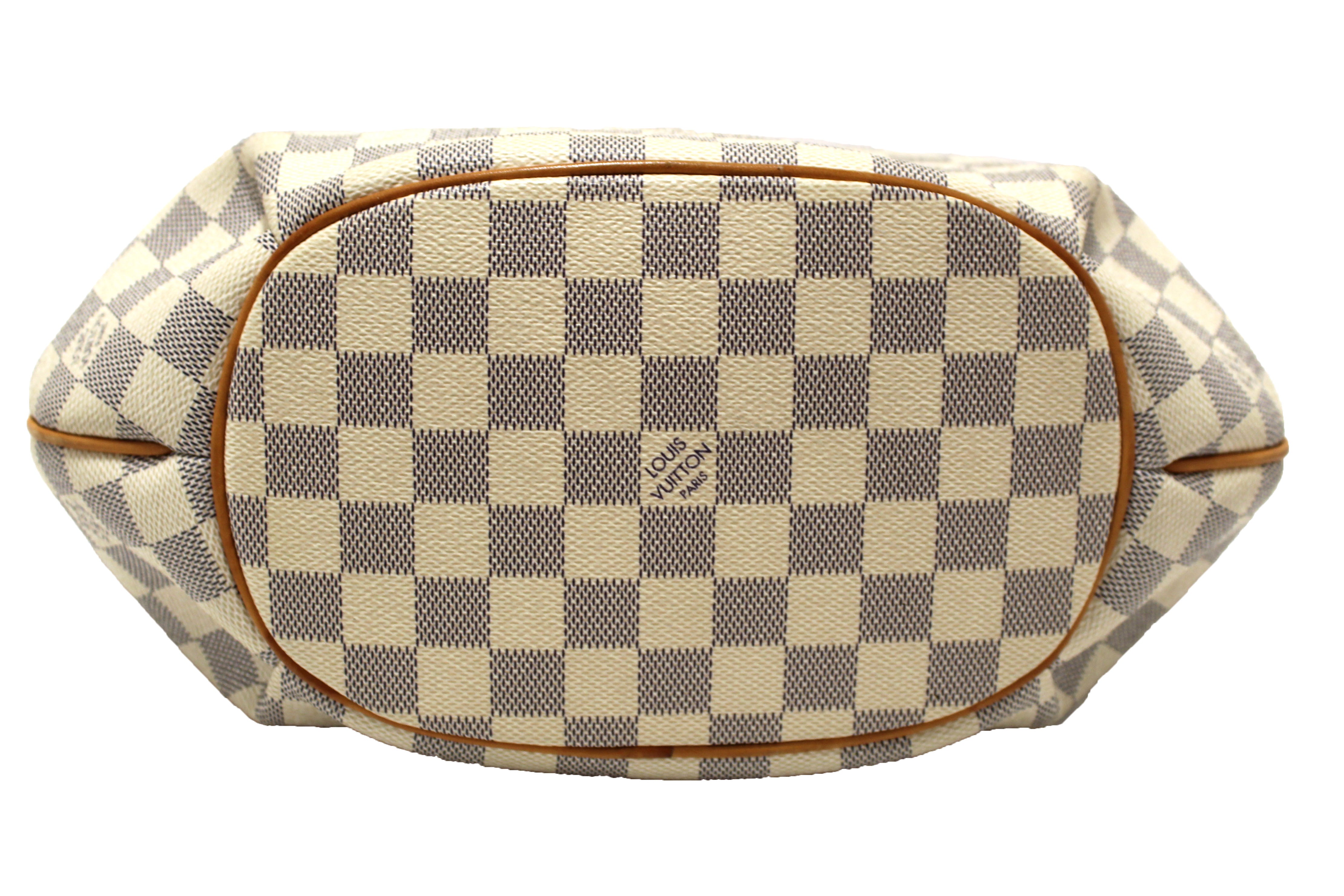Authentic Louis Vuitton Damier Azur Riviera PM Crossbody Bag - Luxury Designer Handbag for Women, Perfect for Travel, Shopping & Everyday Use