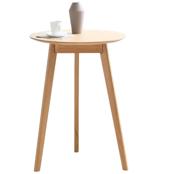 21.7x21.7x29.5 inch / 55x55x75сm / Natural wood color / round negotiation table