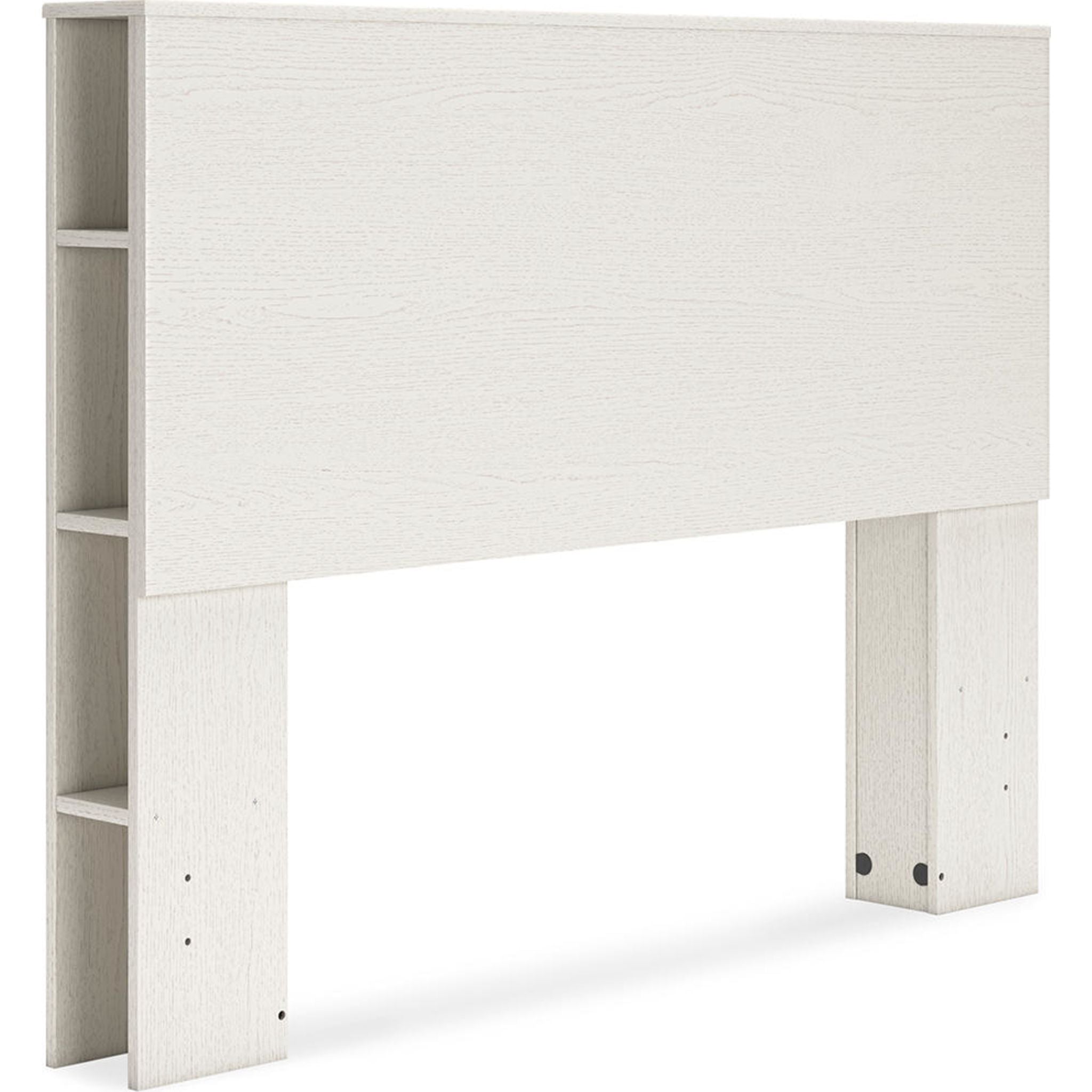 Aprilyn Full Bookcase Headboard - White Queen/King Size Bed Frame with Storage Shelves | Perfect for Bedroom Organization & Space Saving