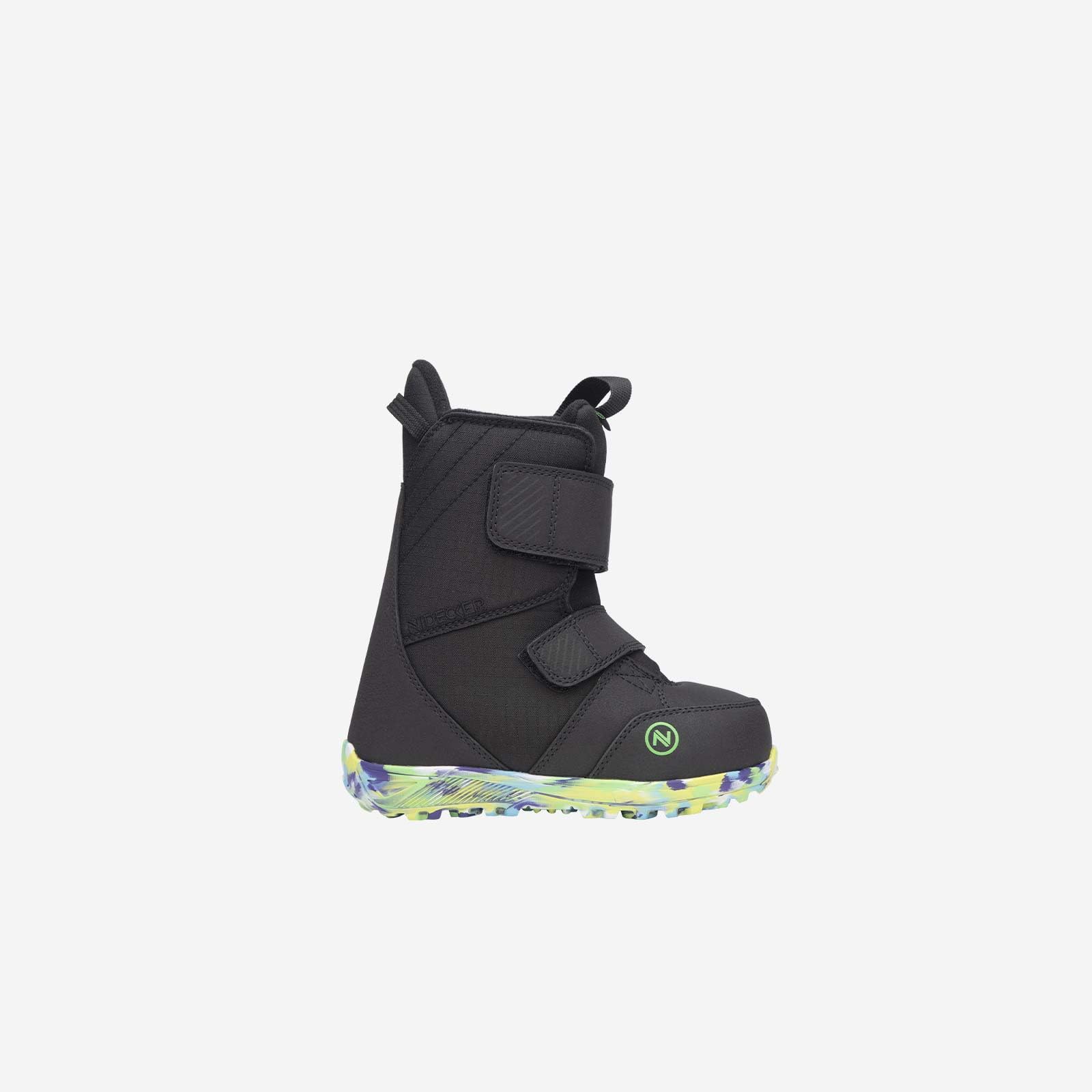 Nidecker Micron Mini Unisex Kids Snowboard Boots - Lightweight & Comfortable for Young Riders - Perfect for Beginner Snowboarding Lessons & Family Ski Trips