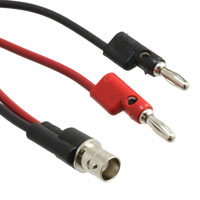 Fluke Pomona 3073 BNC Female to Banana Plug Test Lead Adapter (Model 1632165) - Perfect for Oscilloscope, Multimeter & Lab Equipment Connections