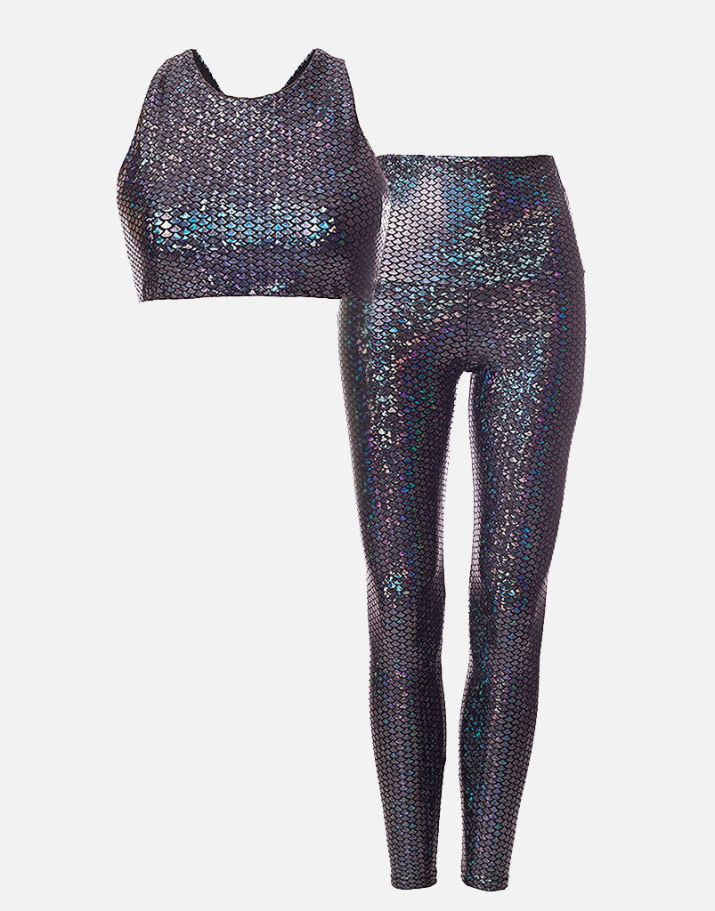 Midnight Mermaid Pajama Set for Women - Soft Sleepwear Loungewear for Nighttime Comfort & Relaxation - Perfect for Bedtime, Lounging and Gift Giving