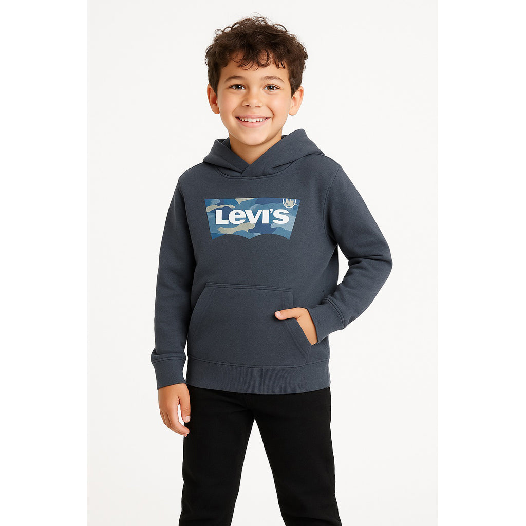 Levi's Boys' Batwing Hoodie - Stylish & Comfortable Pullover for Kids - Perfect for School, Playdates & Outdoor Activities