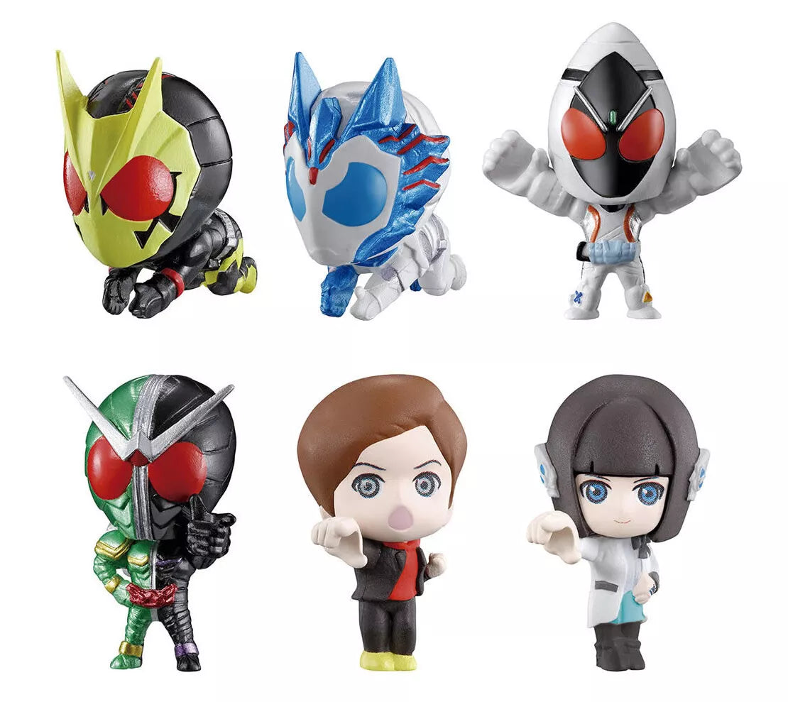 Bandai Hugcot Gashapon Kamen Rider Masked Rider Part 01 Action Figure Set - 5-Piece Collectible Toys for Anime Fans & Display Decor