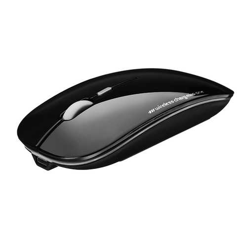 2400DPI Rechargeable 2.4GHz Wireless Mouse - Ultra Thin Ergonomic Optical Mouse for Laptop, PC, Mac - Perfect for Office, Gaming & Travel Use