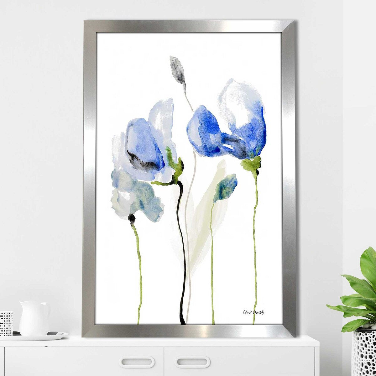 Lanie Loreth All Poppies II Acrylic Wall Art Print - Vibrant Floral Home Decor for Living Room, Bedroom & Office