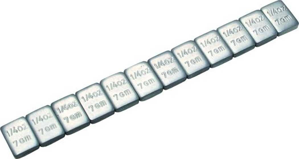 Motion Pro Nickel Plated Wheel Weights - 90oz (2.55kg) for Motorcycle & ATV - Perfect for Balancing Tires and Smooth Rides