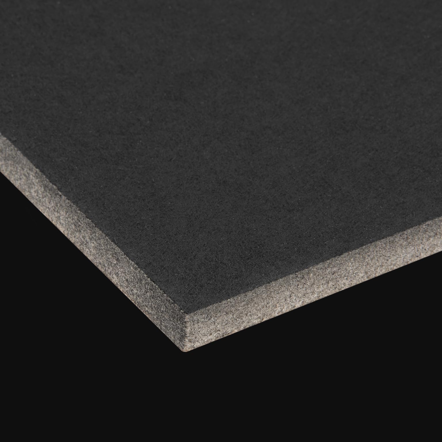 Armstrong Ceiling Tiles 2x4 - 6 Pack Black Acoustic Tiles for Suspended Grid | Backstage Noir 1319 | Perfect for Office, Basement & Home Theater Soundproofing