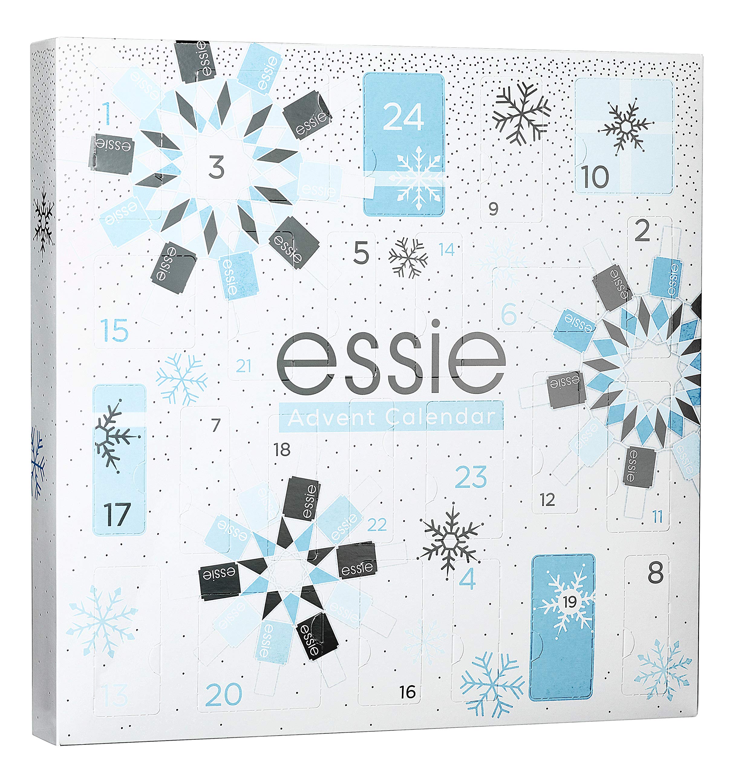 Essie Christmas Nail Polish Advent Calendar - 24 Holiday Nail Colors & Mini Polishes for Festive Manicures | Perfect Gift for Nail Art Lovers (Party, Gifting, DIY Beauty)