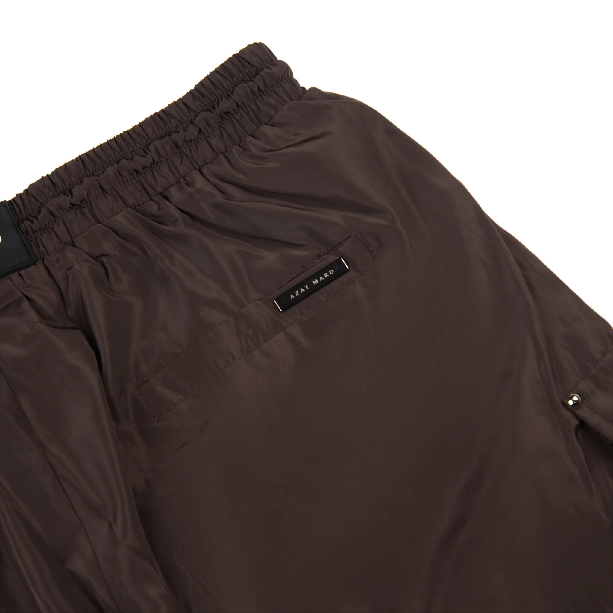 Azat Mard Men's Quick-Dry Combat Swim Shorts - Chocolate Brown for Beach, Pool & Water Sports | Lightweight & Comfortable Swimwear