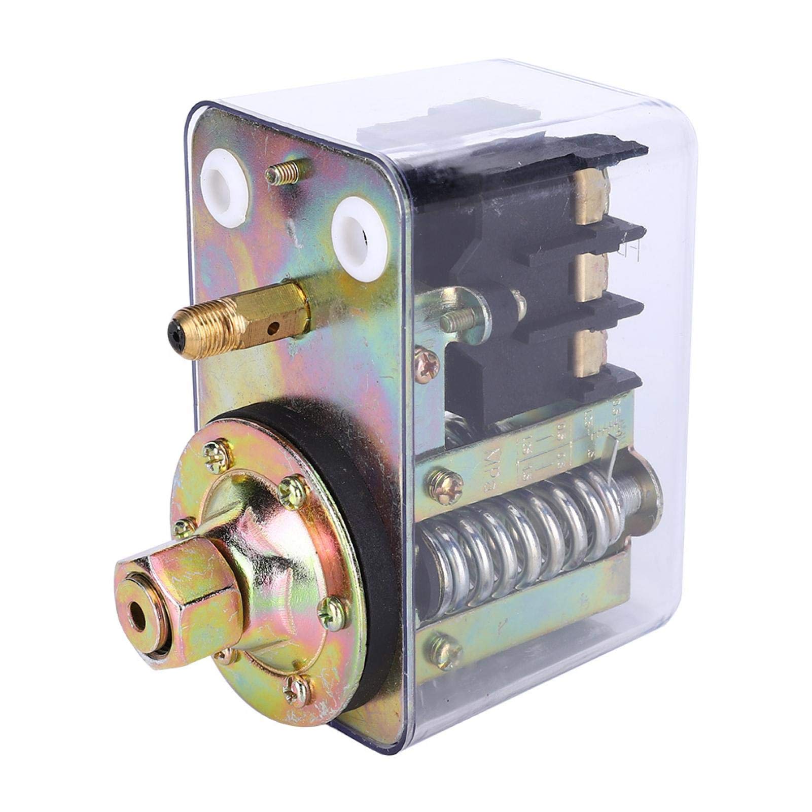 380V 8KG GYD20 Three-Phase Air Compressor Pressure Switch Control with Manual Valve & Transparent Cover - Ideal for Industrial Air Systems, Pneumatic Tools, and Workshop Applications