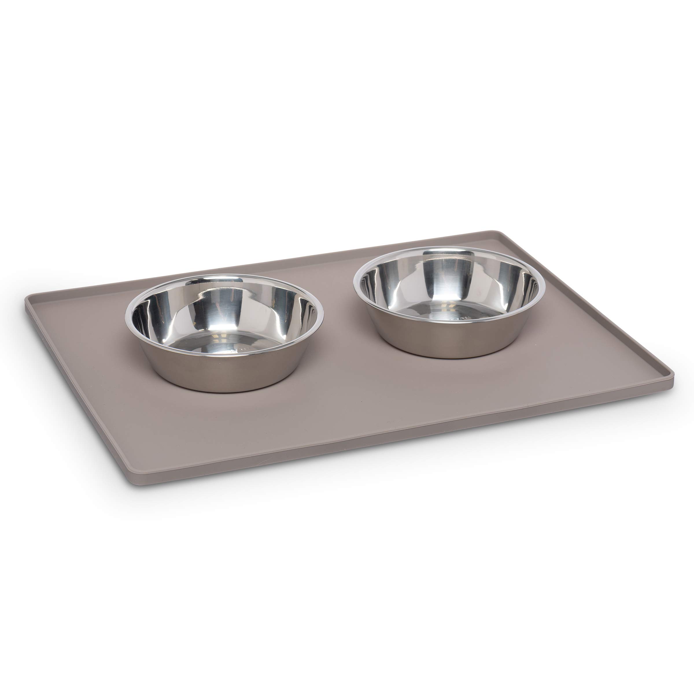 Non-Slip Silicone Pet Bowl Mat for Dogs & Cats - 16