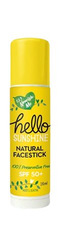 Nourish Me Hello Sunshine Face Stick - Organic & Hydrating Lip Balm for Dry Lips | Perfect for Outdoor Activities, Travel & Daily Moisturizing