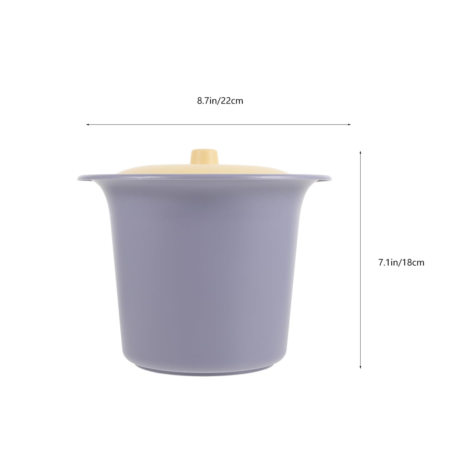 Portable Plastic Urinal Pot - MAGICLULU Chamber Pot, Spittoon & Toilet for Home, Travel & Emergency Use | Compact Urine Storage Bucket for Bedridden Patients, Camping & Outdoor Activities