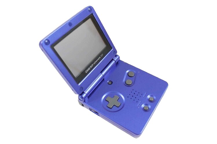 Original Game Boy Advance SP Cobalt Blue - Portable Gaming Console for Kids & Adults | Retro Gaming, Travel Entertainment, Gift for Gamers