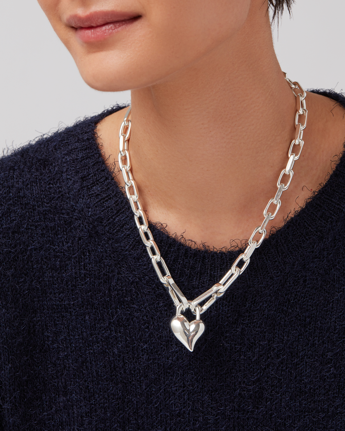 Heart Padlock Pendant Necklace for Women - Romantic Love Lock Jewelry Gift for Her - Perfect for Valentine's Day, Anniversary & Couple Gifts
