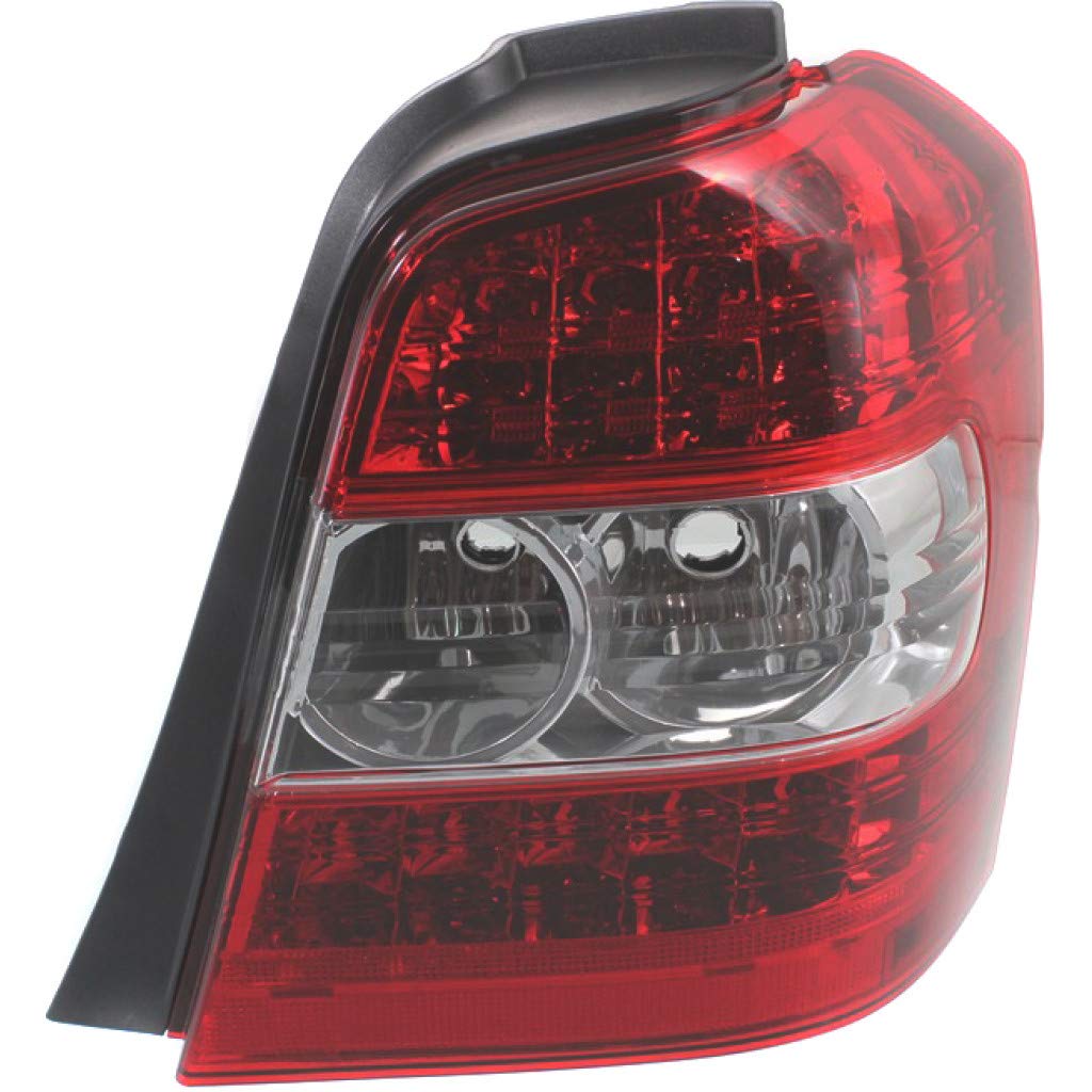 Toyota Highlander Tail Light Assembly 2006-2007 Passenger Side - Clear & Red Lens - Hybrid Model - Part # TO2801162 & 8155148130 - Perfect for Replacement & Nighttime Safety