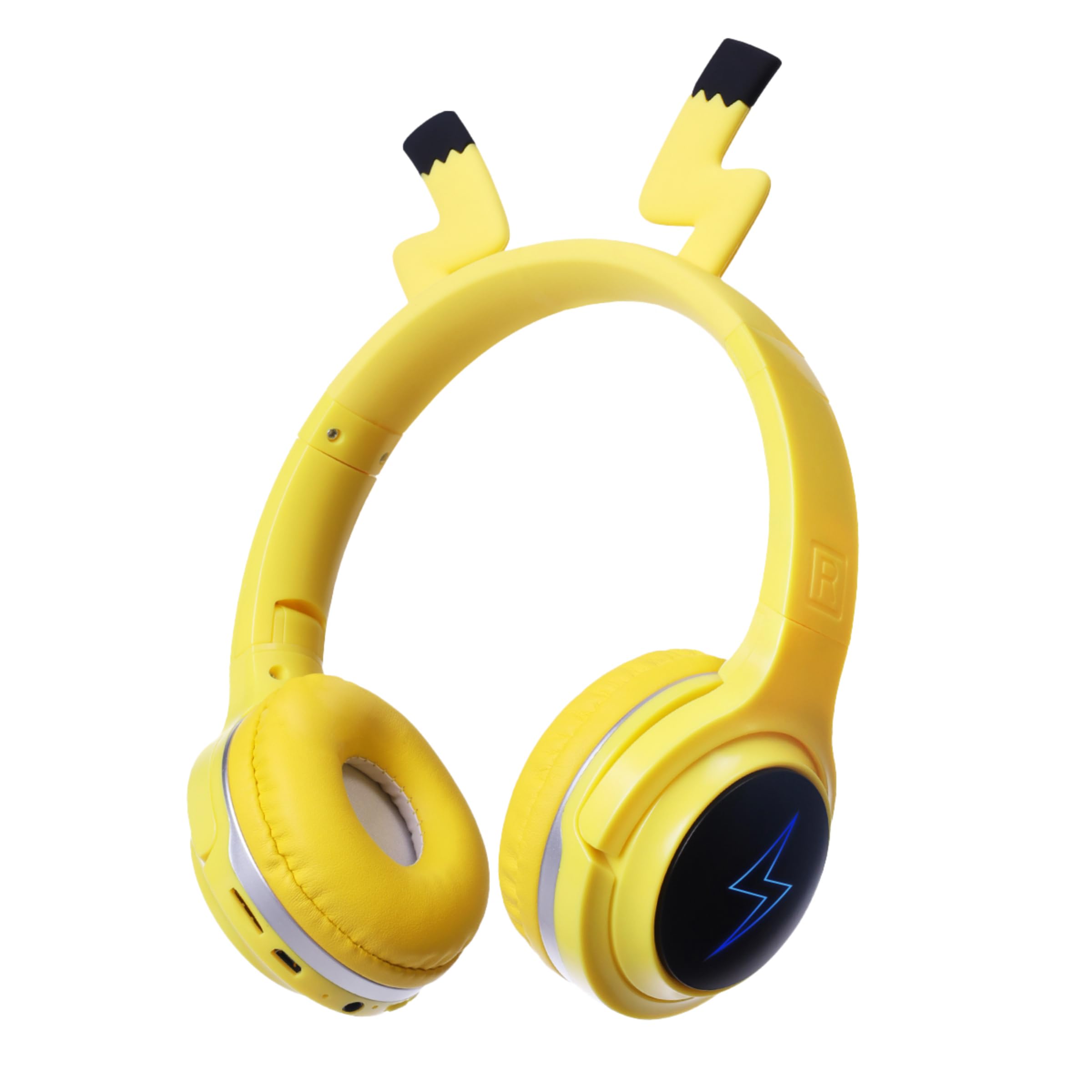 Wireless Kids Headphones with 7-Color LED Lights, 85dB Safe Volume & 40H Playtime - Ultra-Soft Over-Ear for School, Travel, Home & Online Learning - Perfect for Children's Study, Gaming & Entertainment