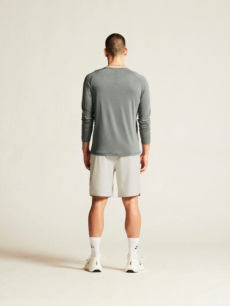 Men's BI Blend Long Sleeve T-Shirt - Soft Comfortable Casual Crewneck Tee for Everyday Wear, Workout & Outdoor Activities