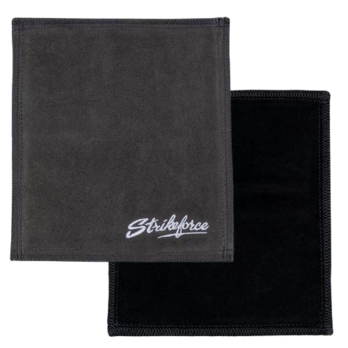 KR Strikeforce Shammy Leather Pad - Carbon/Black - Premium Gun Cleaning & Maintenance Accessory for Firearm Enthusiasts