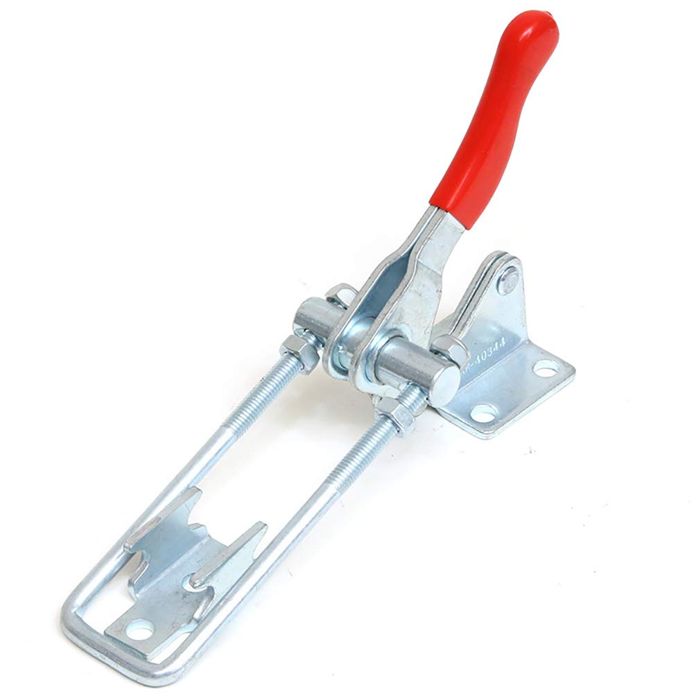 90 Degree Mechanical Lock - Heavy Duty Iron Quick Release Toggle Clamp with Secure Latch for Woodworking, Metalworking, and DIY Projects - Perfect for Jigs, Fixtures, and Workholding Applications