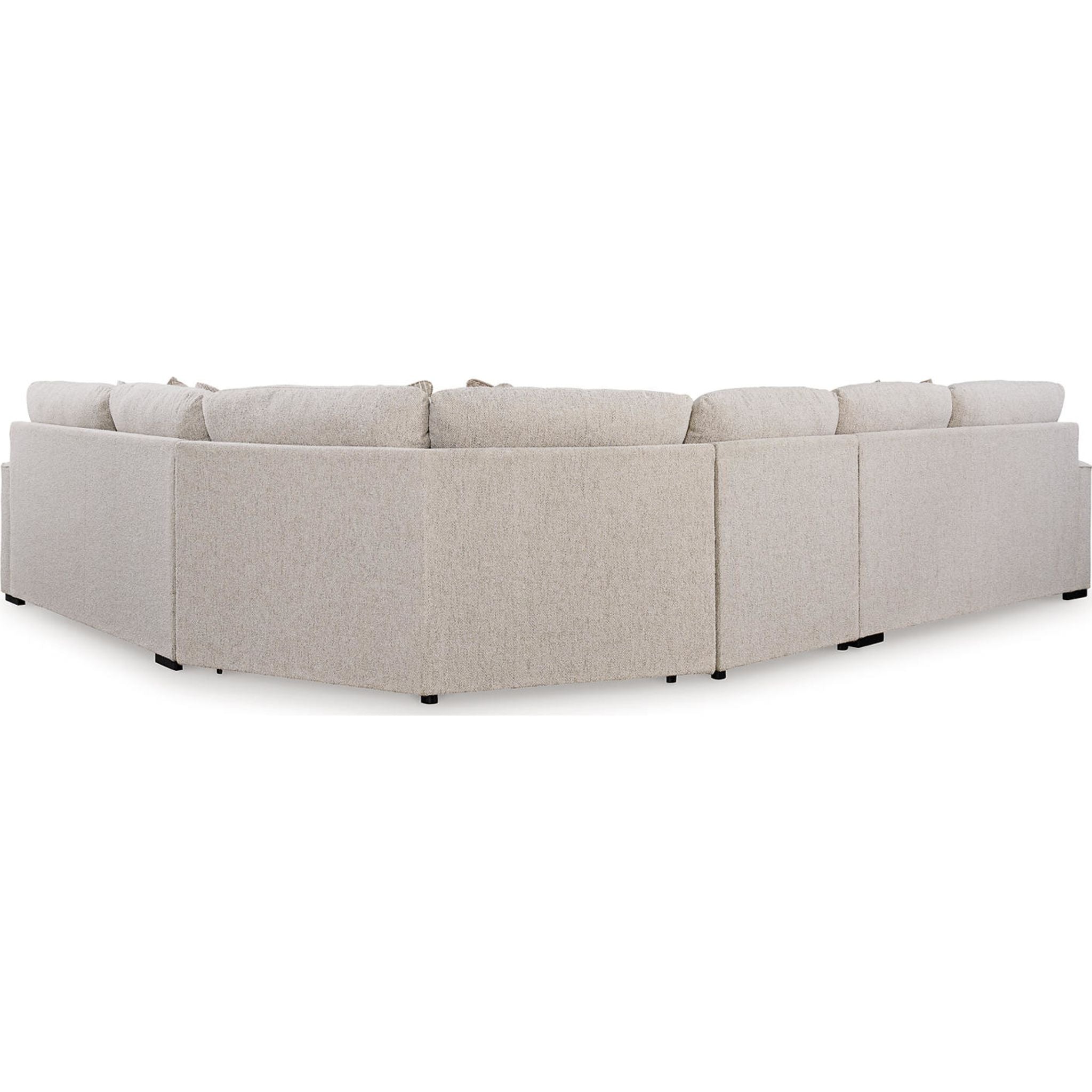Ballyton 4-Piece Modular Sectional Sofa Set with Reversible Chaise - Modern L-Shaped Couch for Living Room, Family Room & Apartment