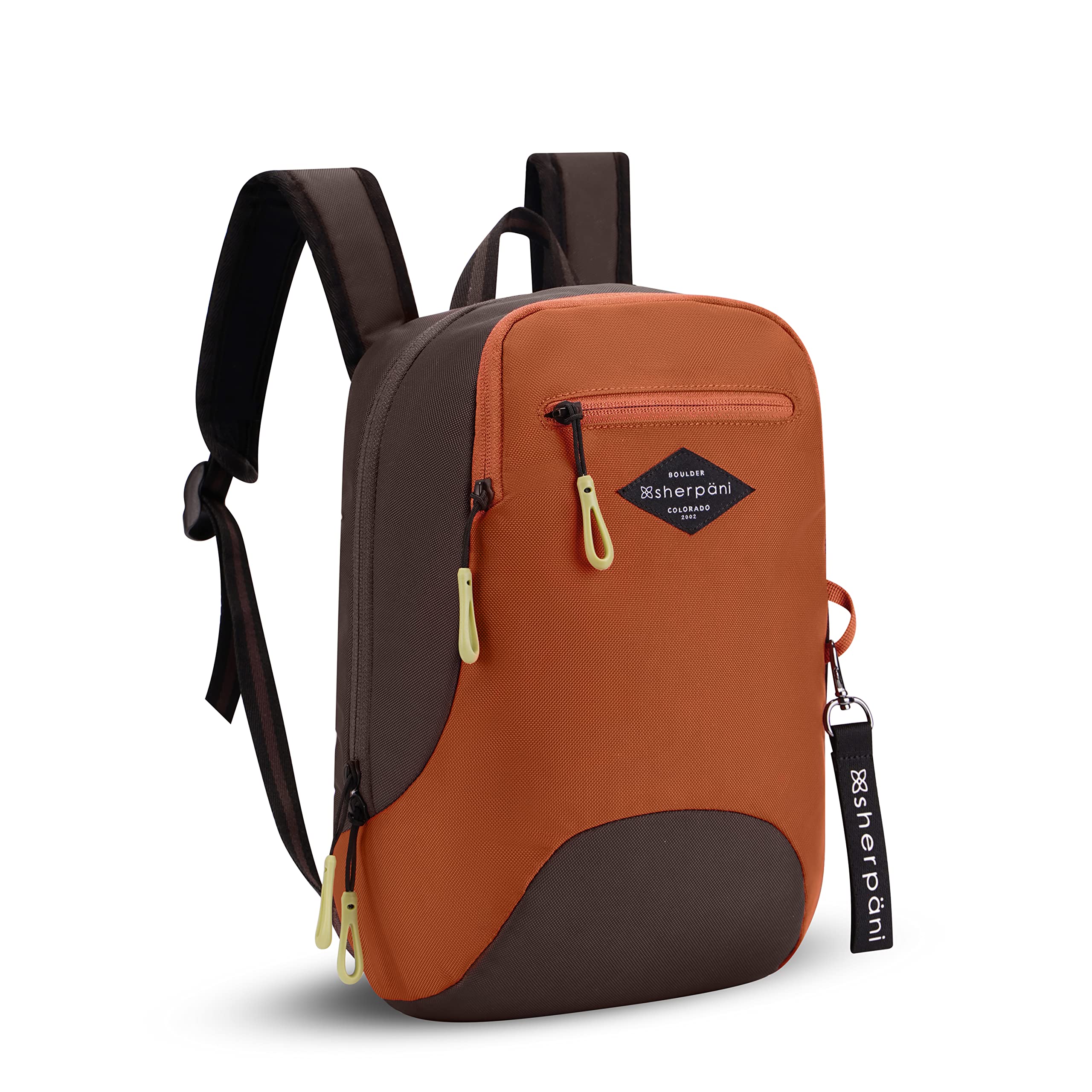 Sherpani Vespa Mini Backpack for Women - Stylish RFID Protected Travel Purse with 10-Inch Tablet Pocket | Perfect for Commuting, Day Trips & Outdoor Adventures (Clay)