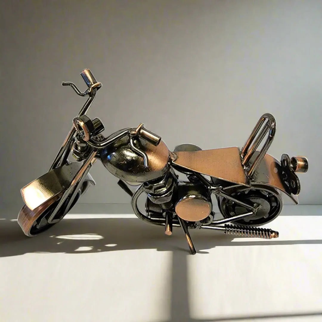 Open Road Small Motorcycle Model - Miniature Collectible Bike for Adults & Kids - Perfect for Home Display, Office Decor, and Gift Giving