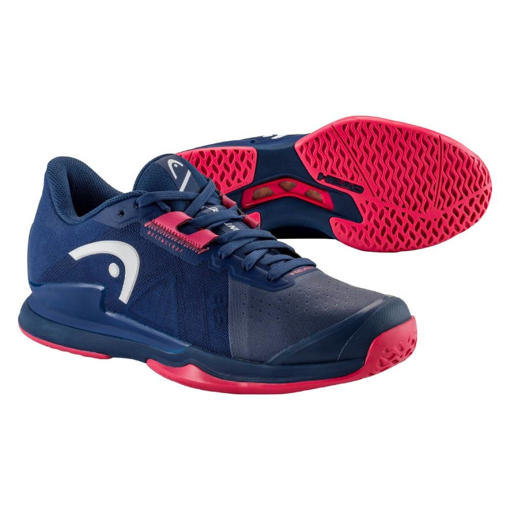 Head Sprint Pro 3.5 Women's Tennis Shoes - Lightweight Performance Court Shoes for Women in Navy Blue | Perfect for Tennis Matches, Training & Casual Wear
