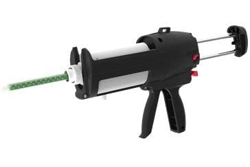 DM2X 400-10-60-01 10:1 Ratio 400mL Manual 2-Part Adhesive Cartridge Dispenser for Epoxy, Resin & Glue - Perfect for Construction, Automotive & DIY Projects