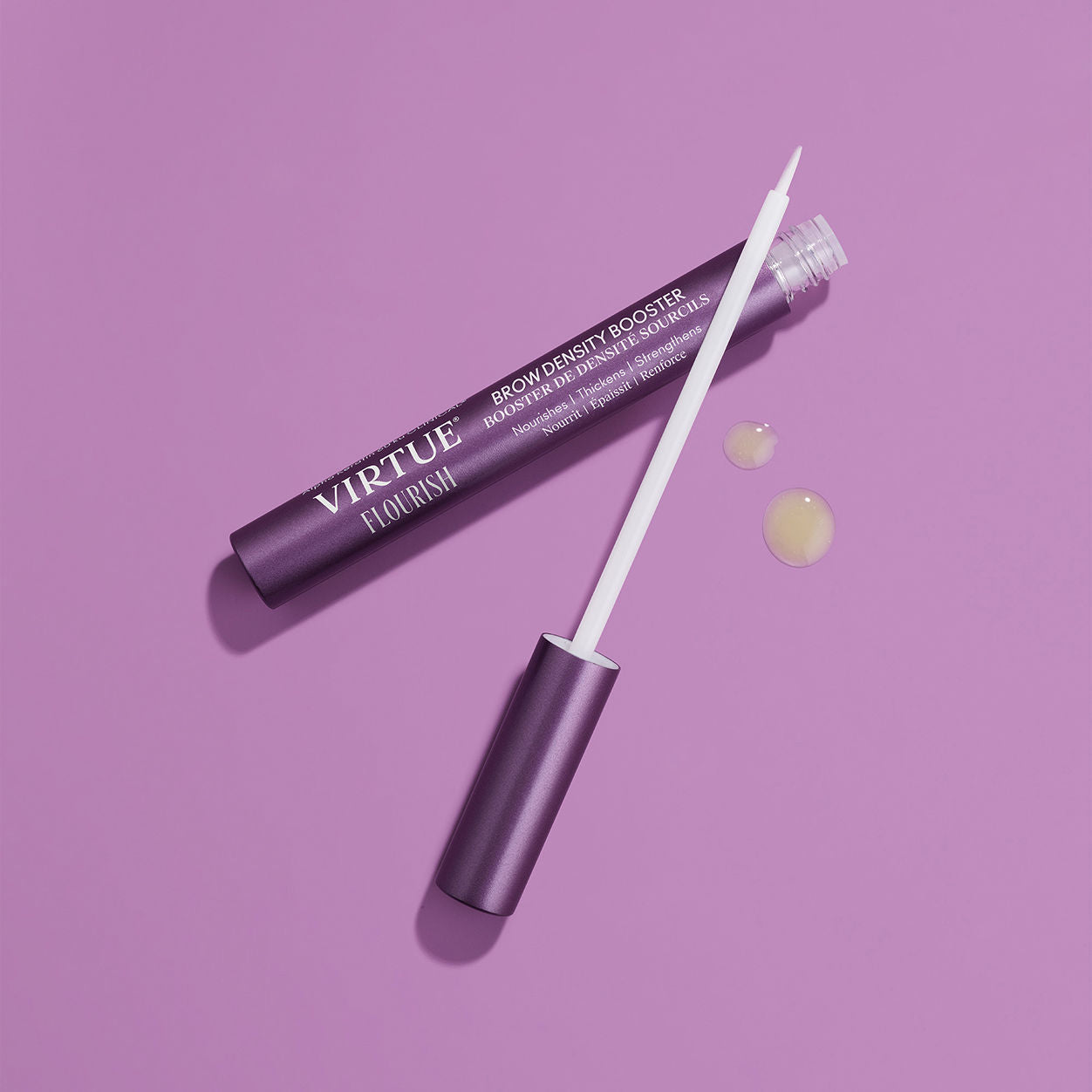 Flourish Brow Density Booster - Natural Eyebrow Growth Serum for Thicker, Fuller Brows | Perfect for Sparse Brows & Daily Eyebrow Care Routine
