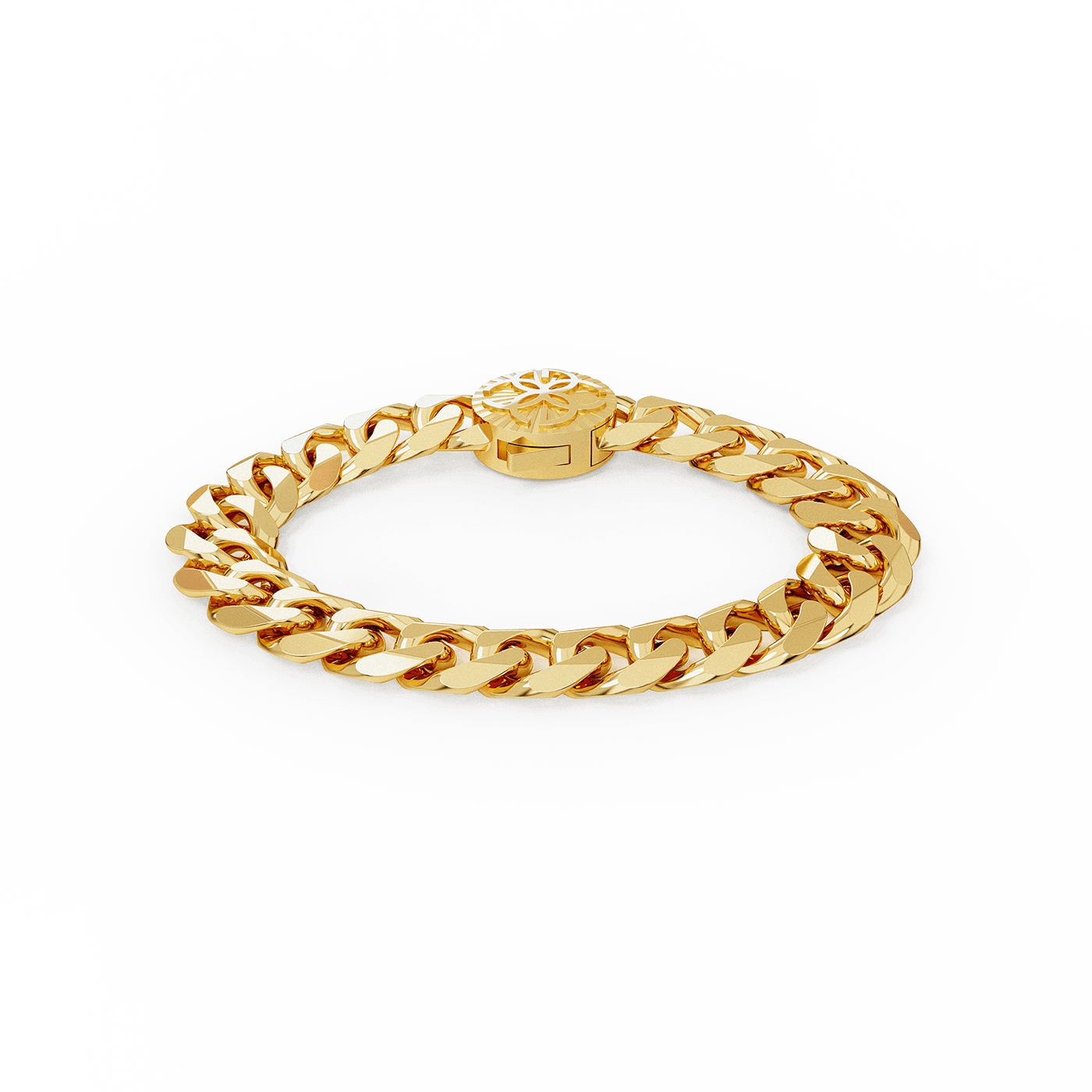 14K Gold Cuban Link Bracelet for Men - 13mm Thick Solid Miami Cuban Chain Bracelet - Perfect for Gifts, Parties & Everyday Wear