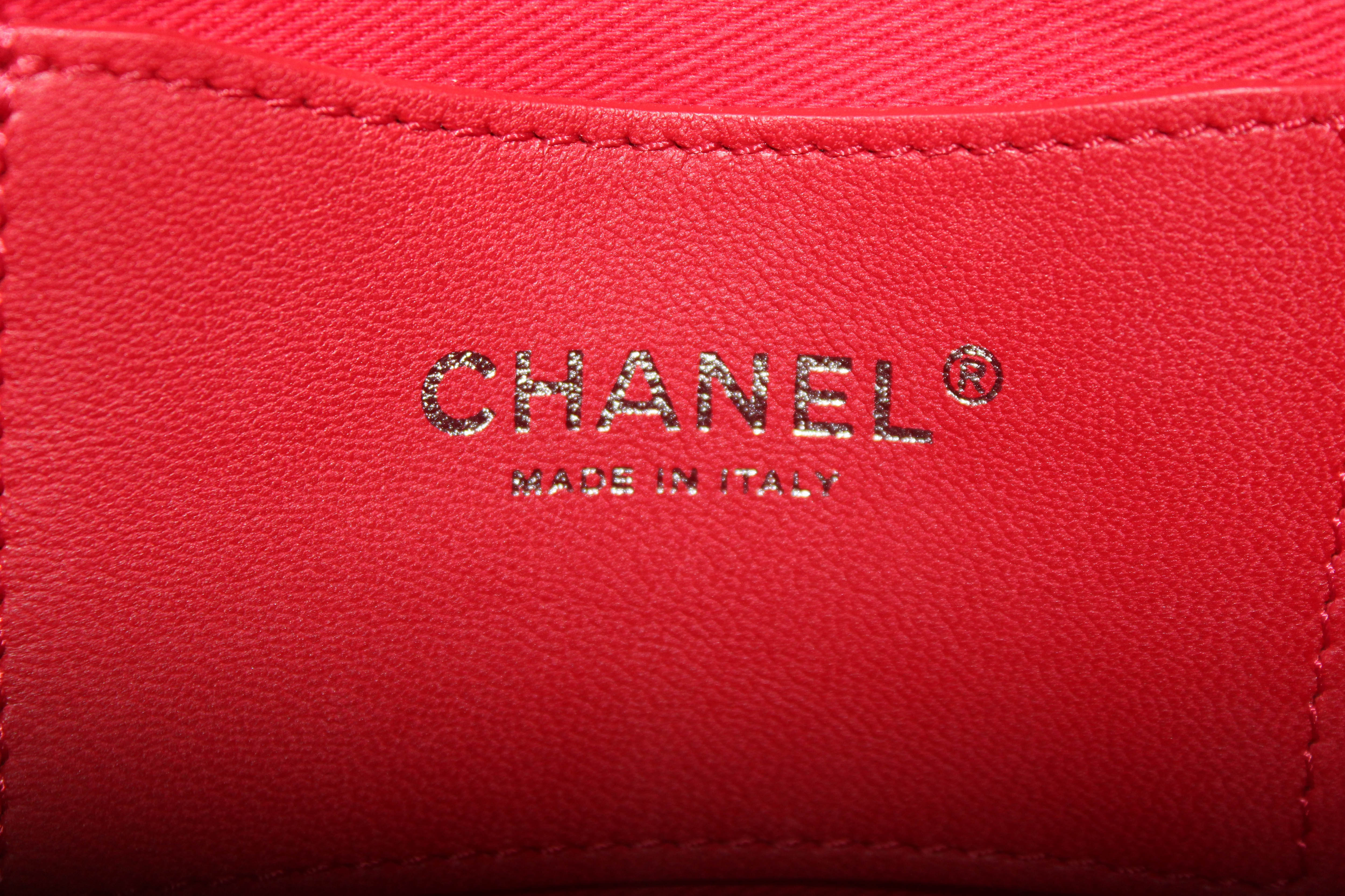 Authentic Chanel Red Quilted Patent Leather Bowling Mademoiselle Shoulder Bag for Women | Luxury Designer Handbag for Parties, Dating & Special Occasions