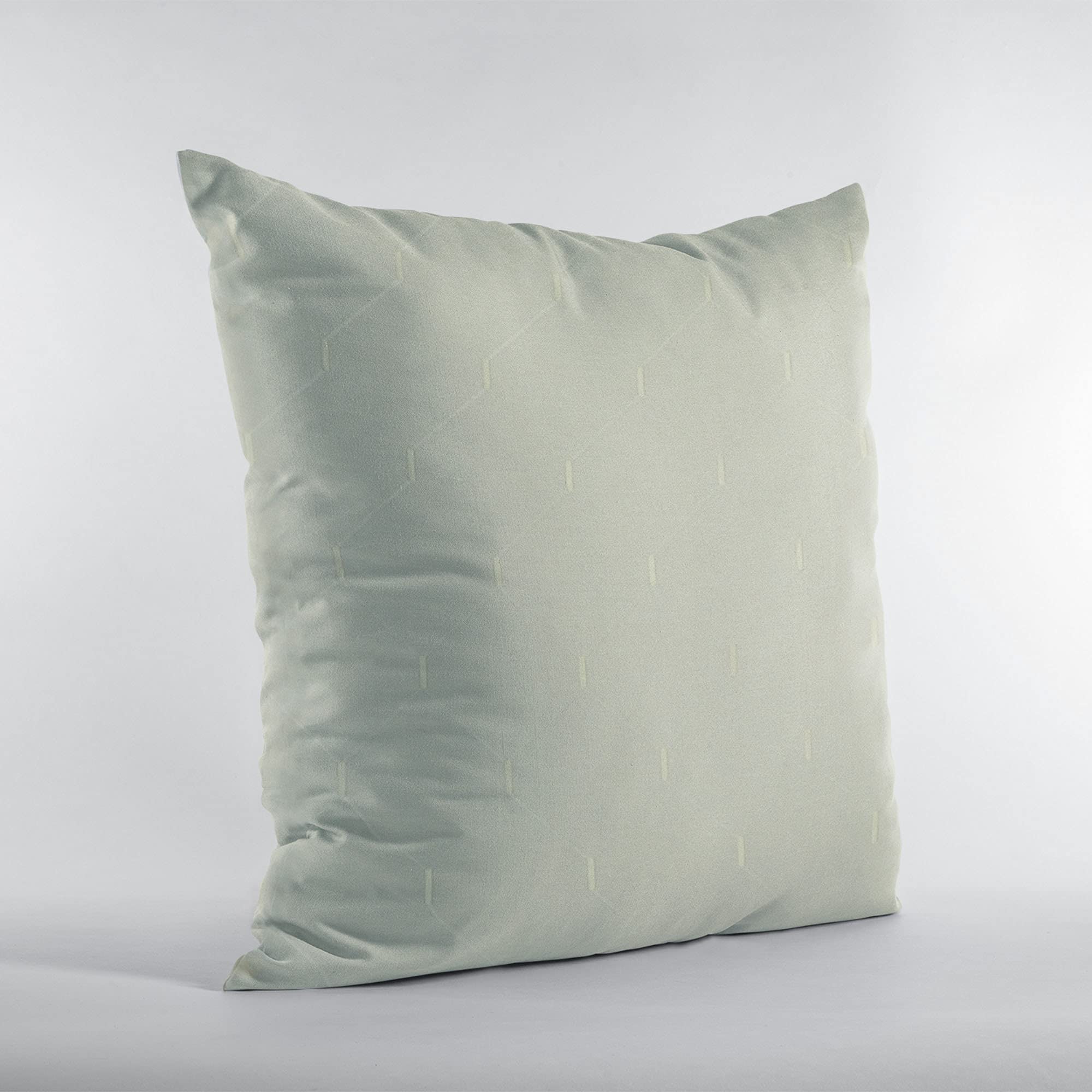 Luxury White Plutus Kona Embroidered Throw Pillow 20x26 Inches - Double Sided Decorative Cushion with Shimmering Pattern for Sofa, Bed & Home Decor