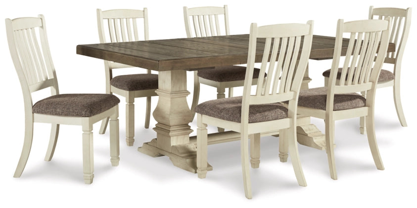 Bolanburg 6-Piece Dining Table Set with Chairs - Modern Kitchen & Dining Room Furniture for Family Gatherings & Entertaining Guests