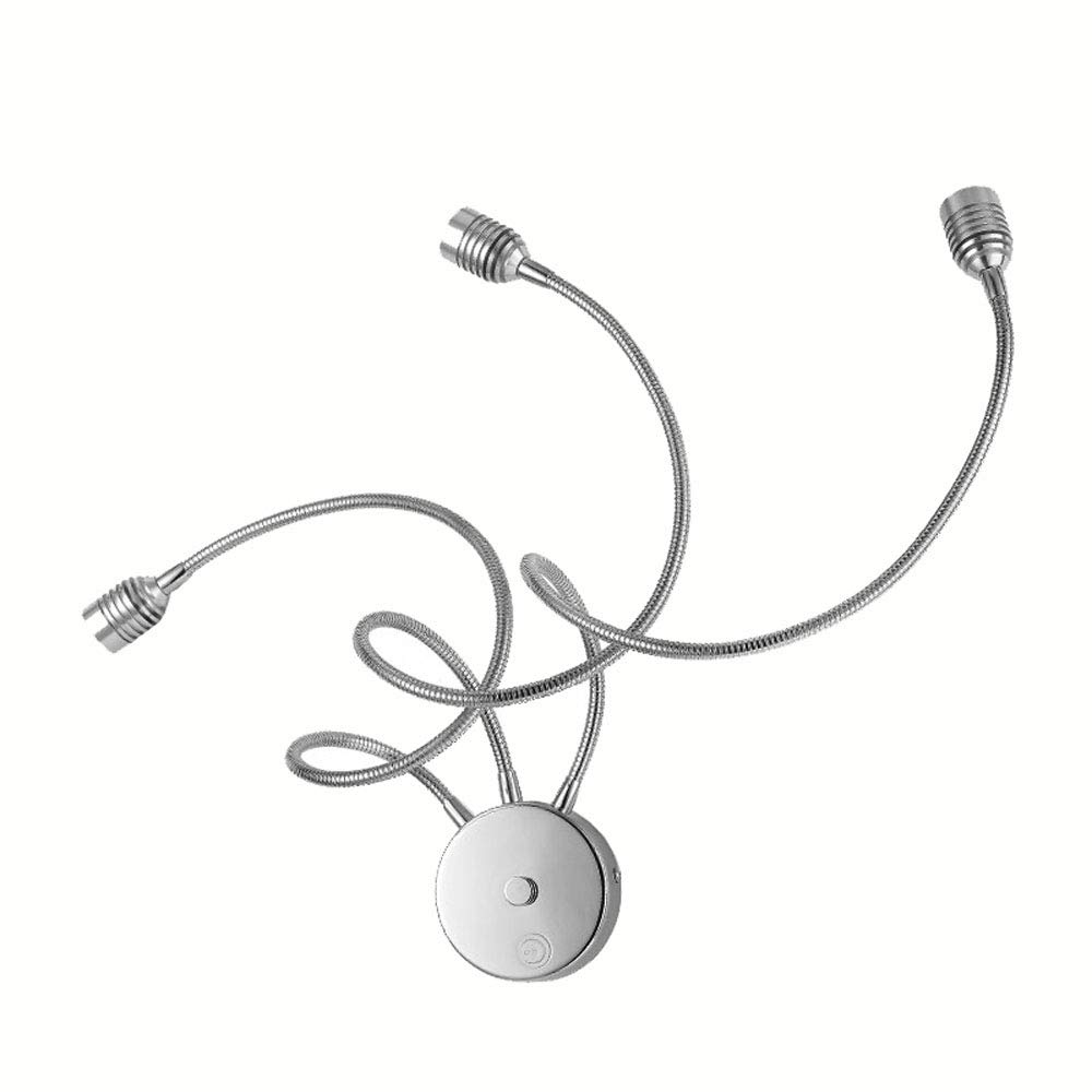 Modern LED Wall Sconce - Adjustable Spider Design Corridor Light with Soft Metal Tube for Bedroom, Study & Living Room | Energy-Efficient Home Office Lighting & Cozy Ambiance Decor