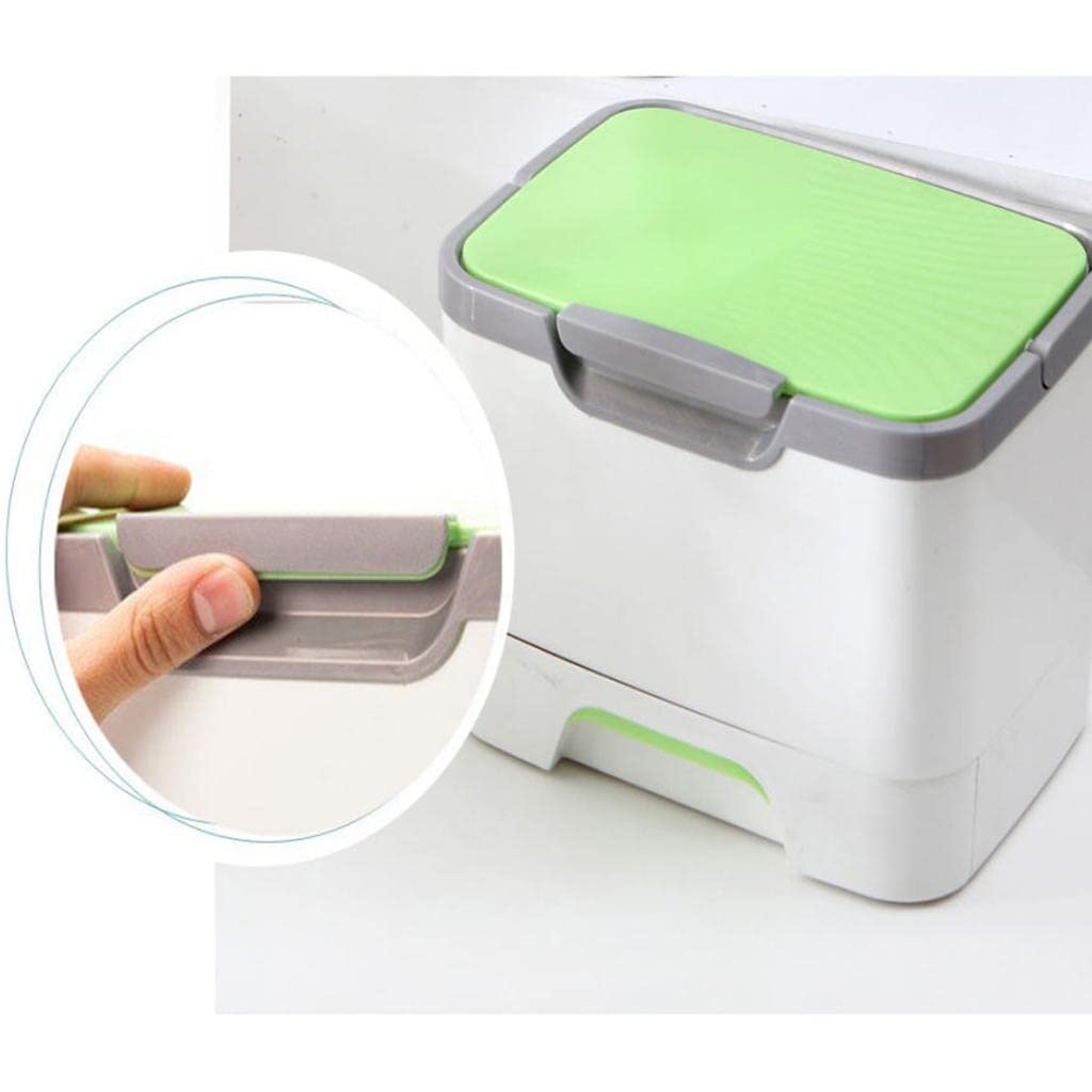 GAH Multipurpose Storage Organizer Box - First Aid Kit, Nail Art & Makeup Case - Portable Green Plastic Container for Home, Travel & Salon Use
