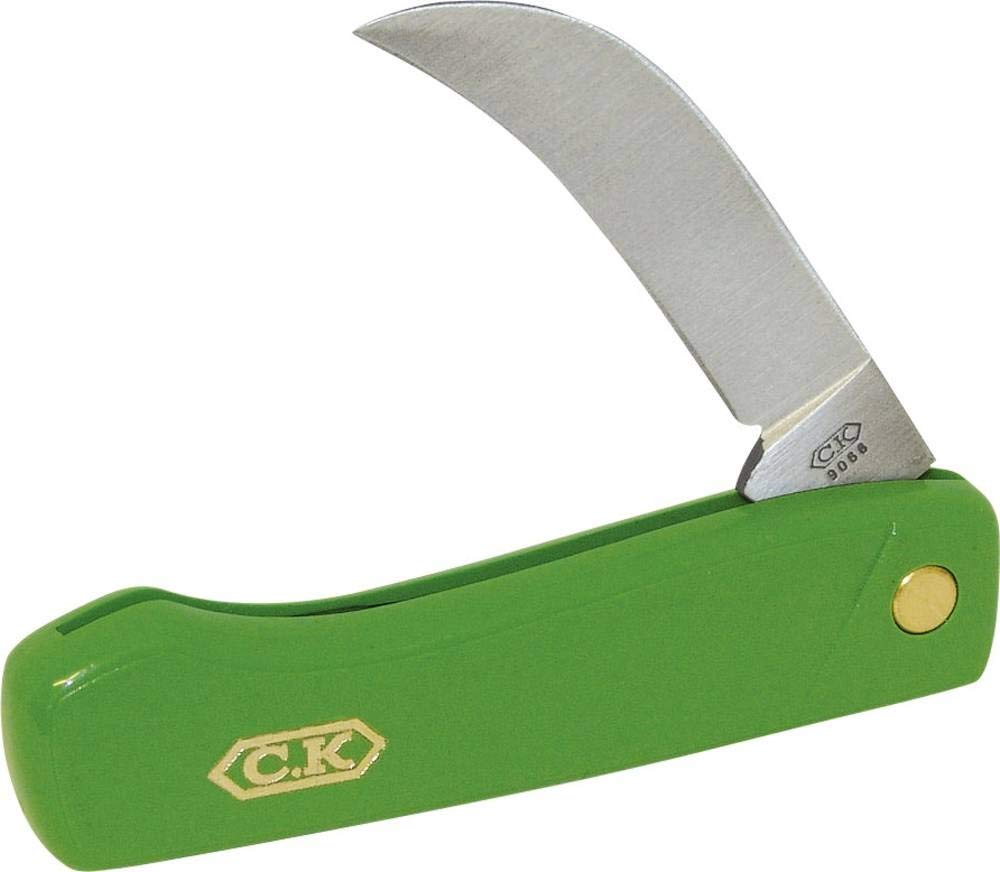 CK 9066 Professional Pruning Knife - Sharp Stainless Steel Blade, Ergonomic Handle for Gardening, Landscaping & Outdoor Use - Perfect for Trimming Trees, Shrubs & Plants