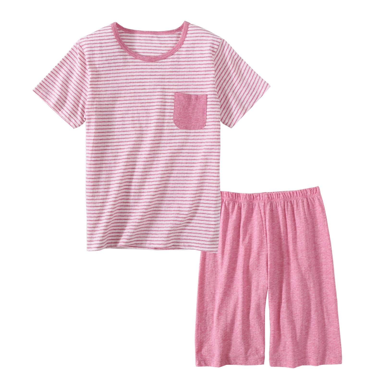 Boys & Girls Cotton Striped Summer Pajama Set - Soft Toddler Sleepwear for Kids | Perfect for Bedtime, Lounging & Sleepovers