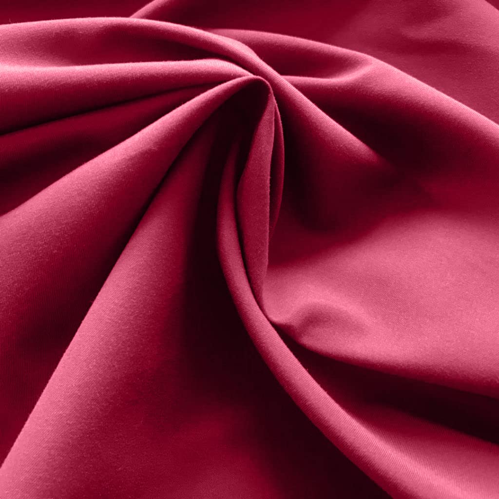 Lightweight Super Soft Easy Care Microfiber Bed Sheet Set - Single/Queen Size with Elastic Support (Raspberry) | Perfect for Home, Hotel & Guest Room Comfort