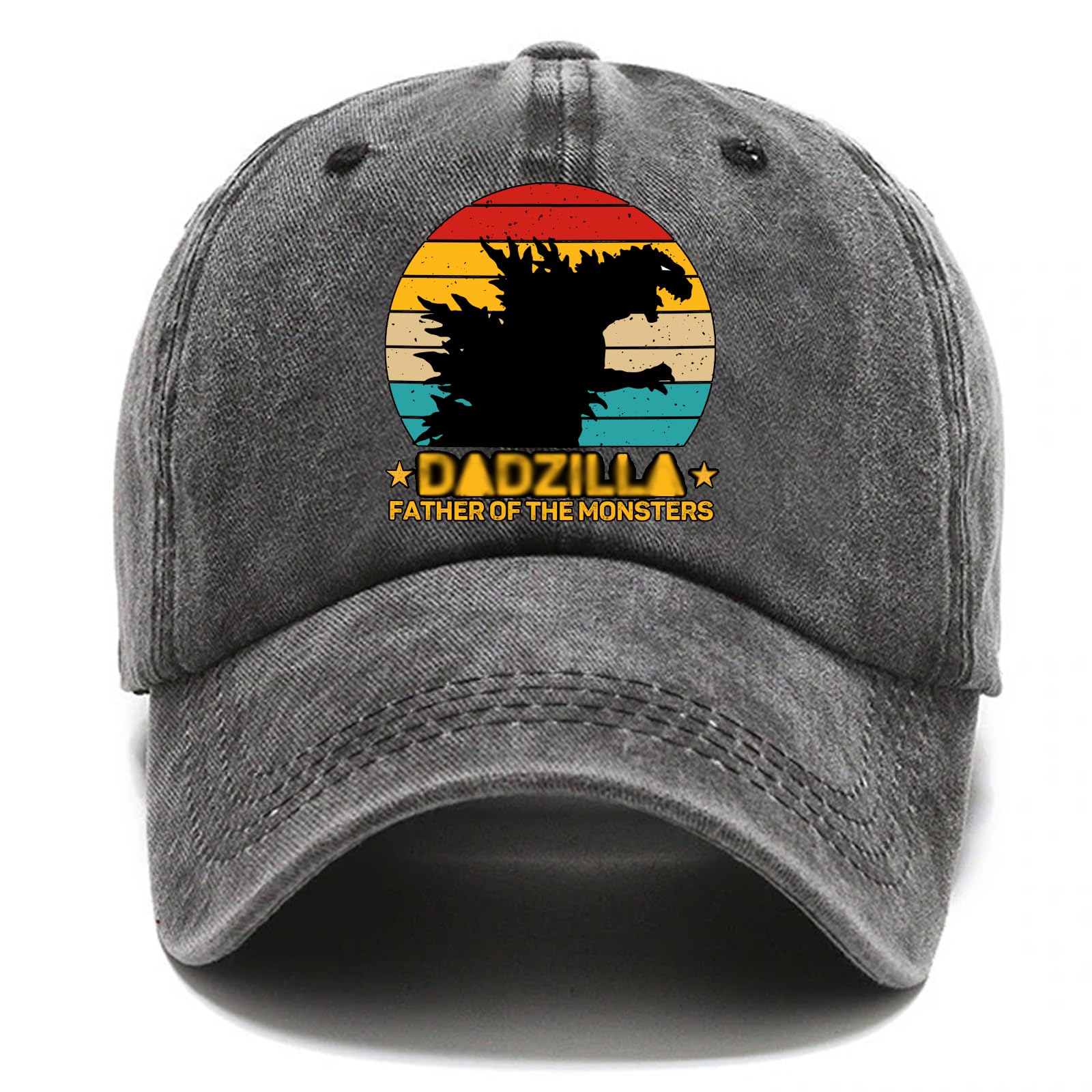 Vintage Distressed Washed Black Cotton Baseball Cap - Adjustable Funny Mama Saurus Hat for Men & Women - Perfect Birthday Gift for Brother, Dad, Classmate - Great Christmas Thank You Present - Ideal for Casual Wear, Outdoor Activities & Gag Gifts