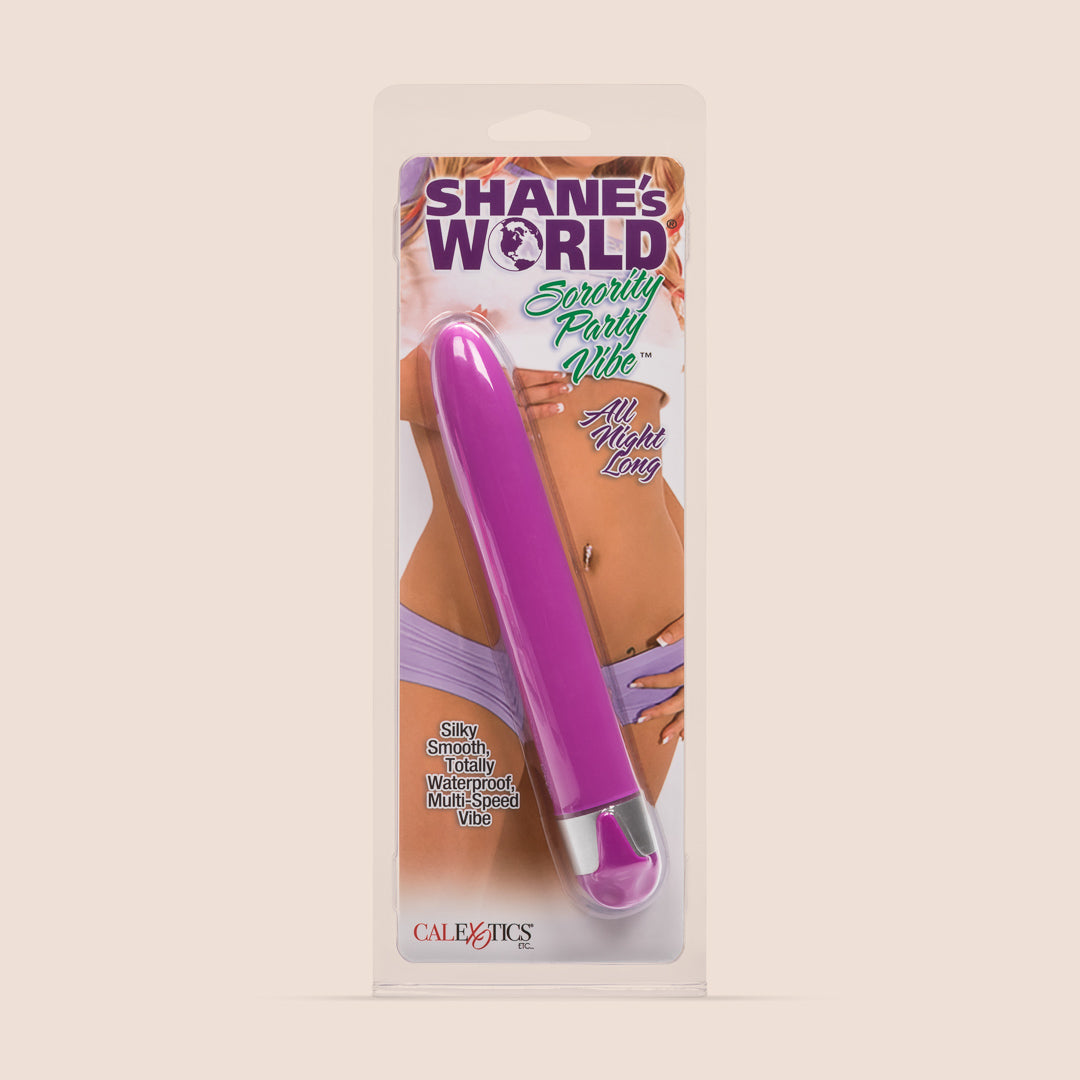Shane's World® Sorority Party Vibe™ Multi-Speed Vibrator for Women - Powerful & Discreet Adult Toy for Solo Play & Couples Fun - Perfect for Nighttime Pleasure & Long-Lasting Satisfaction