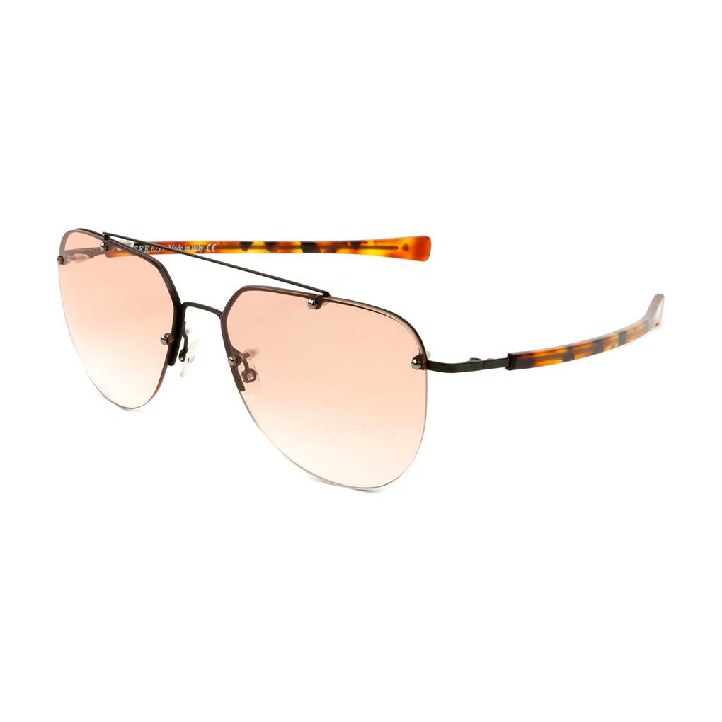 Matte Black / Amber Tortoise / Orange Gradient