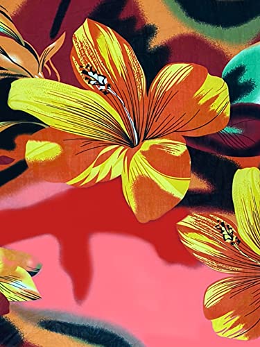 Pink Red and Yellow