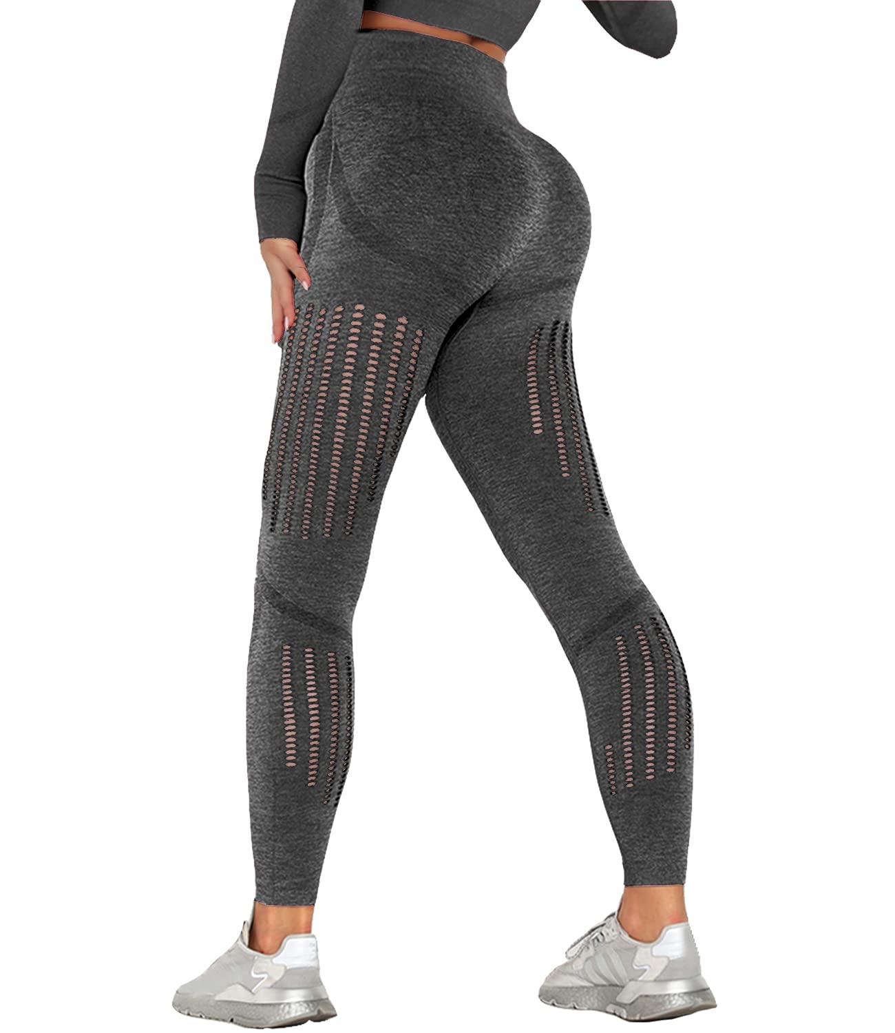 COMFREE Women's Scrunch Butt Lifting Yoga Pants - High Waist Seamless Workout Leggings for Gym, Running & Lounge Wear