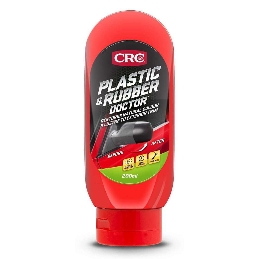 CRC Plastic & Rubber Restorer 200ml - Restores Faded Plastic & Rubber Trim - Perfect for Car Interiors, Motorcycle Seats & Outdoor Furniture