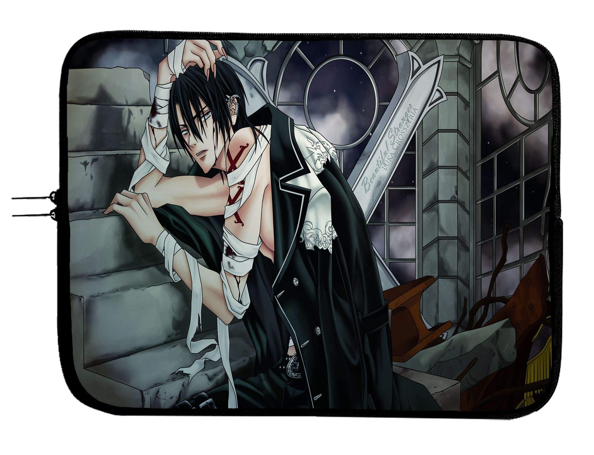 The Betrayal Knows My Name Anime Laptop Sleeve 13 Inch - Waterproof Cushioned Case for MacBook/Surface/Tablet with Matching Mousepad - Perfect for School, Work & Travel